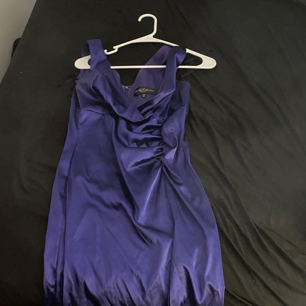 Chic Purple Mini Dress